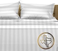 Vista 35 de TEXAS LINEN CO. Juego de 4 fundas de almohada 100% algodón egipcio, tamaño estándar/Queen, lujosas fundas de almohada de algodón de 1500 hilos
