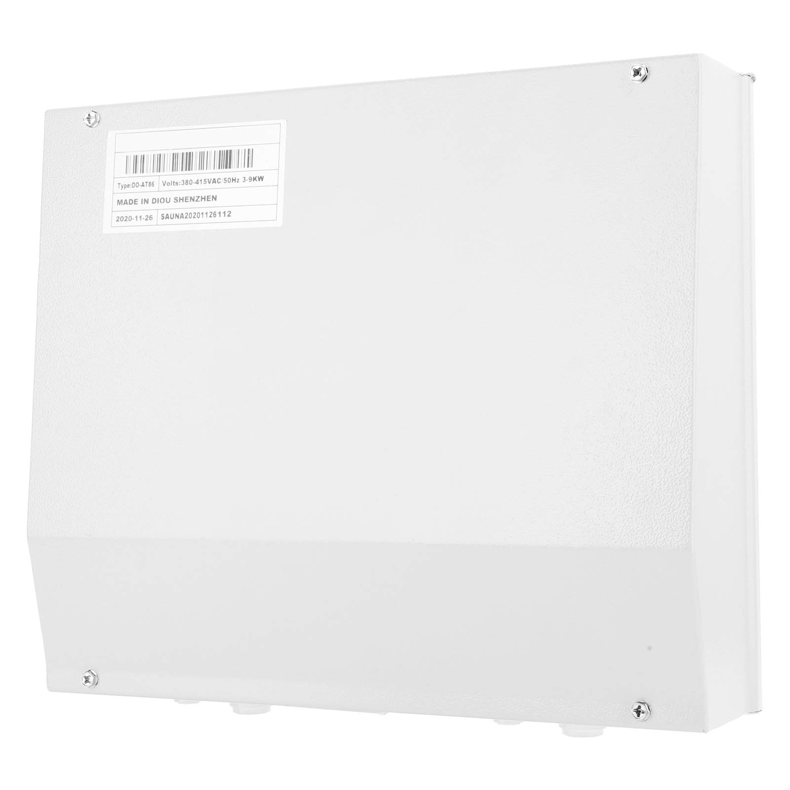 Qcwwy 3-9KW Kontroler Grzałki Sauny Zewnętrzne Urządzenie Sterujące z Wyświetlaczem LCD i Przyciskami WŁ./WYŁ. do Pokoju Sauny Spa