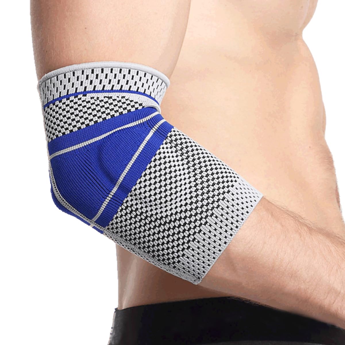 Healeved Joint Protection Elbow Sleeve Sports Compression Pads for Men Women Size l Grey Elbow Pads for Fitness