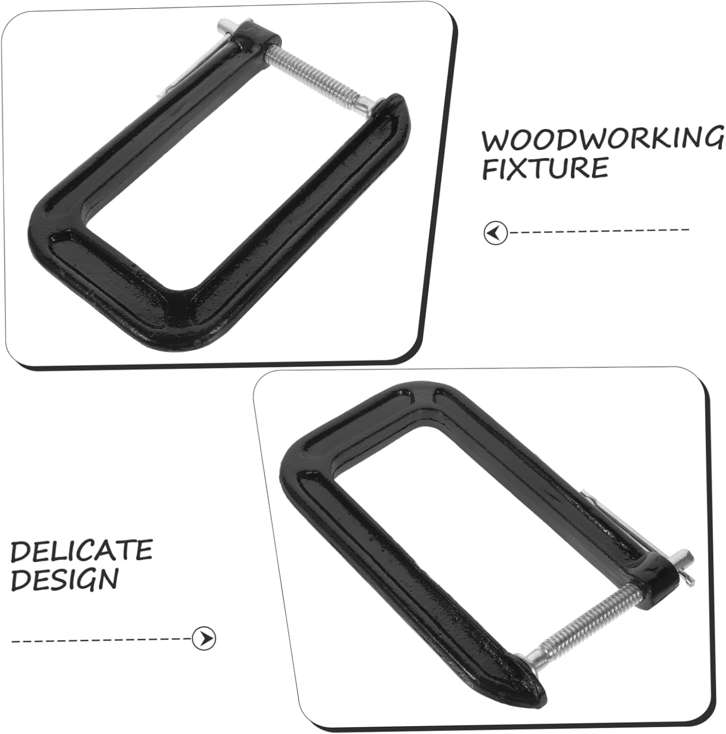 Table Mount Clamp Heavy-duty Type Clamp for Woodworking Desk Mounting Accessory Locking Mechanism for Secure Grip
