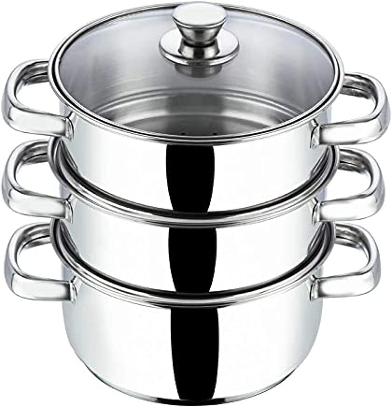 ASPECT Versatile 3Tier Steamer Cooking Pan Healthy Cooking Made Easy