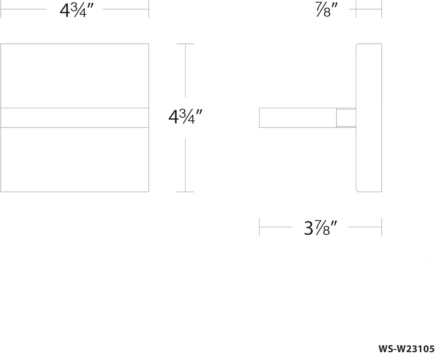 WAC Lighting dweLED, Oslo 5in LED Indoor and Outdoor Wall Light 3000K in White