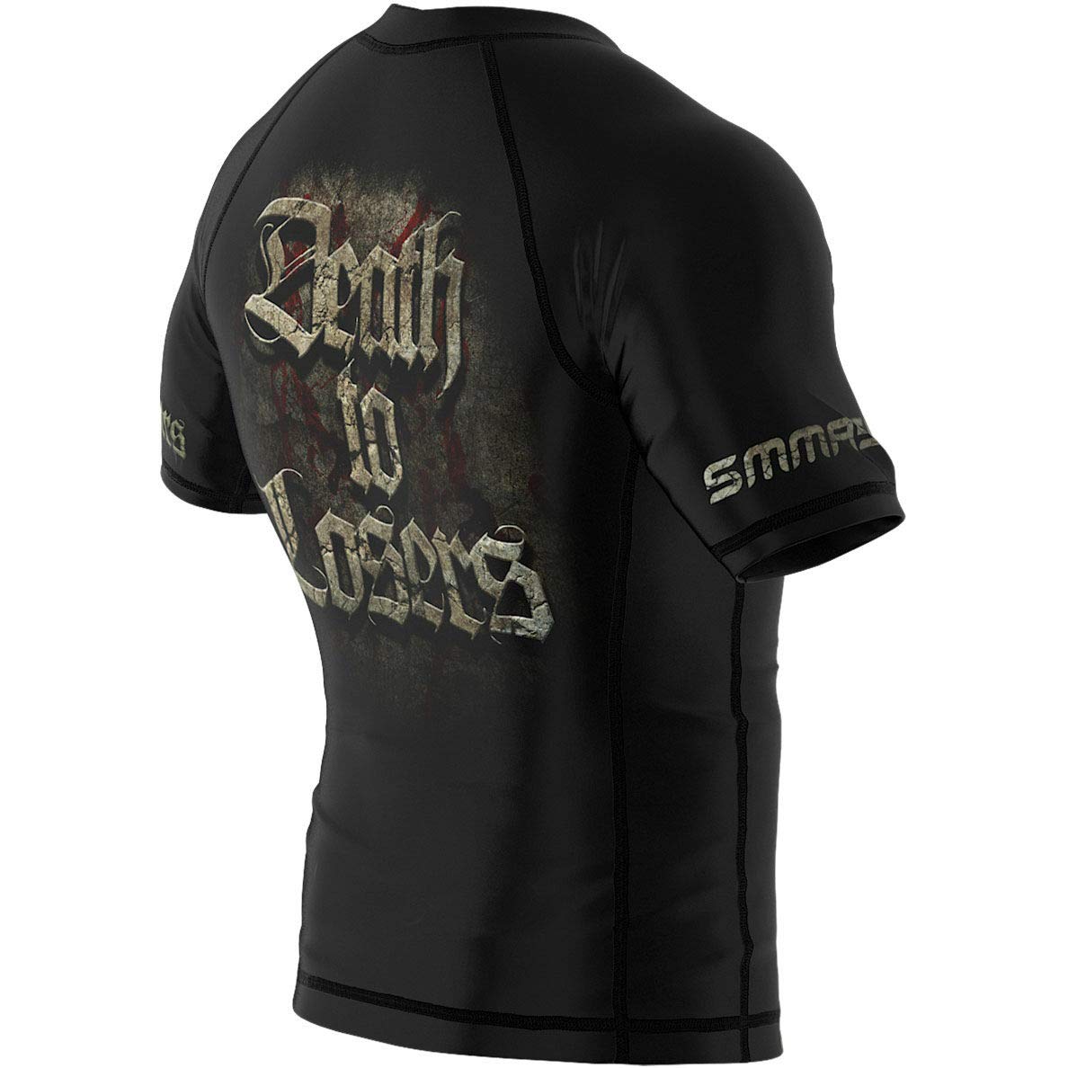 SMMASH The Choker Rashguard T-Shirt Fonctionnel à Manches Courtes pour Homme, Respirant et léger, Haut de Sport pour MMA, Krav MAGA, BJJ, K1, Coupe ajustée, fabriqué dans l'UE