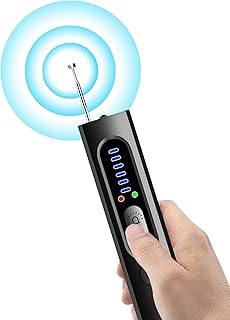 Bug and Hidden Camera Detectors - Spy Camera Finder, Anti Listening Device/Spy/Bug/Car GPS Tracker Detector, RF Wireless Signal Scanner,Portable Rechargeable for Hotel Home Office Travel