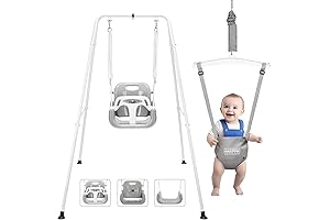 2-in-1 Toddler Swing Set for Indoor and Outdoor Adventures