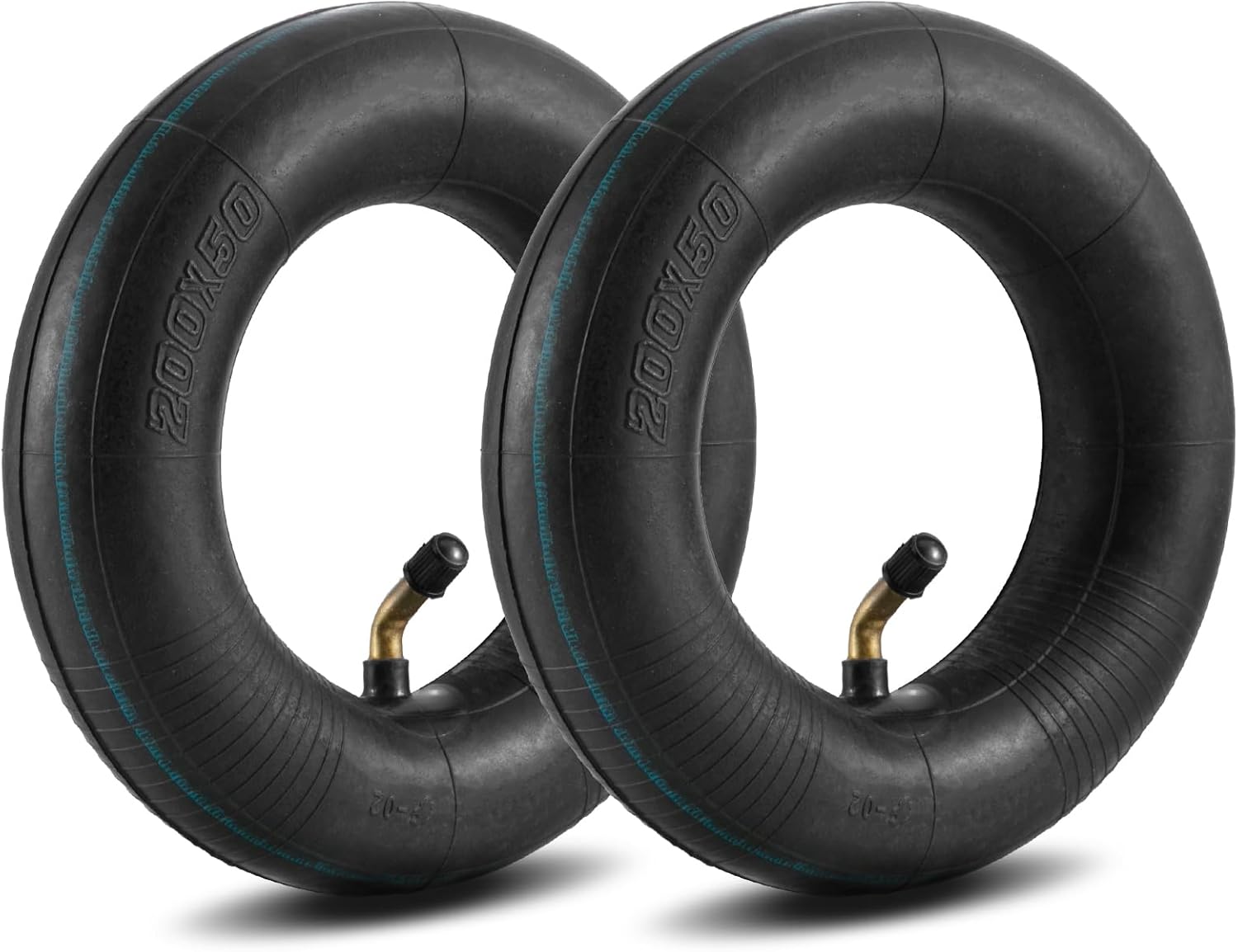 200×50″ Internal Tubes, 2 Pack Heavy Obligation Substitute Electrical Scooter Tire Internal Tube Suitable with Razor E100, E150, E200, Energy Core E100, Dune Buggy, ePunk, Loopy Cart, PowerRider 360, eSpark