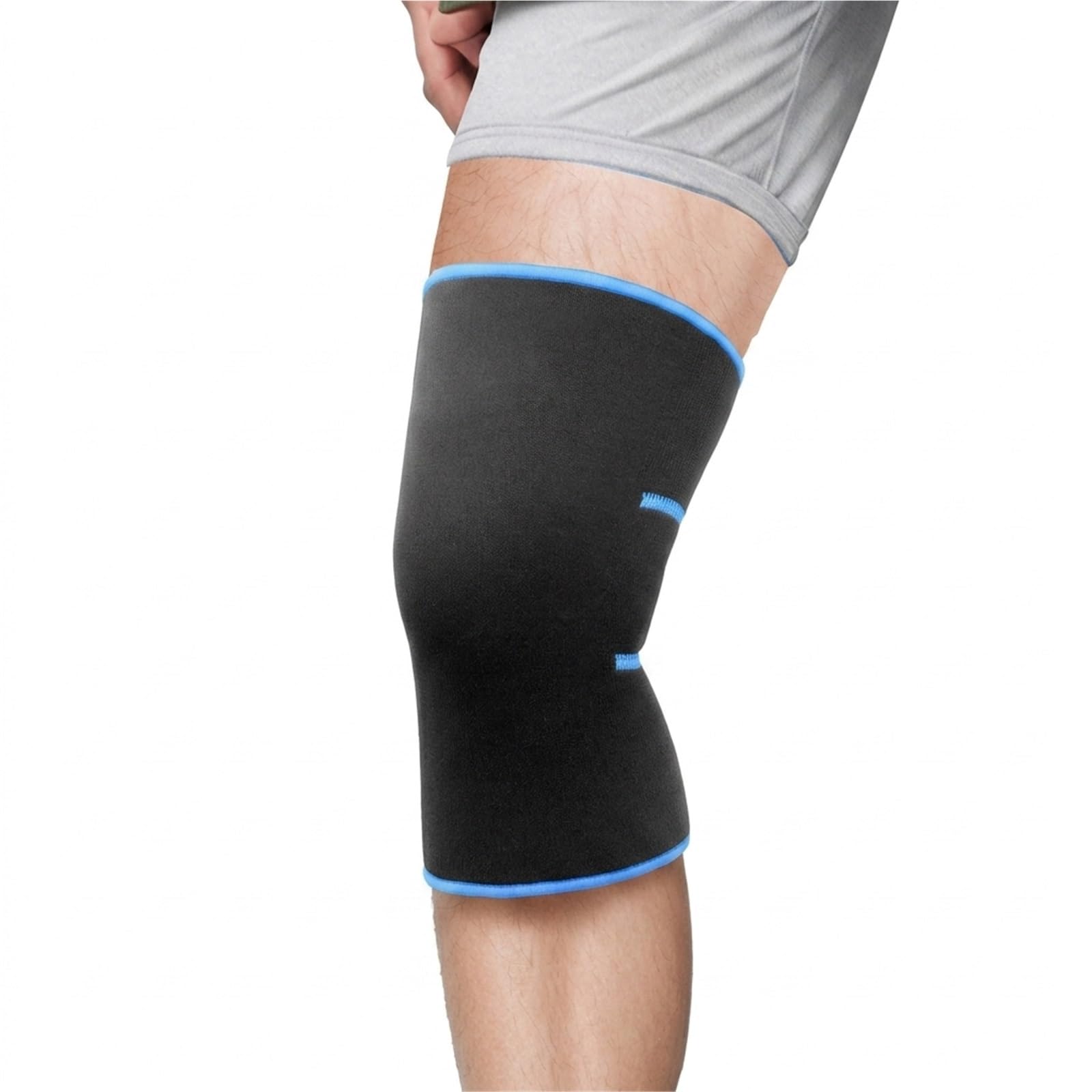 Genouillère de compression pour la course à pied, le jogging et le sport : soulagement des douleurs articulaires, soutien pour hommes et femmes, genouillère simple pour l'arthrite, les déchirures