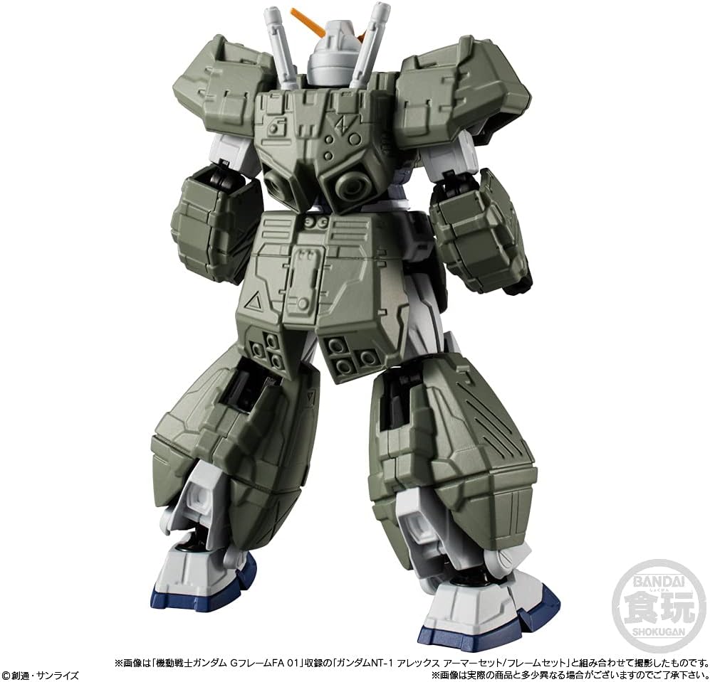 BANDAI Shokugan Mobile Suit Gundam G Frame FA EX01 Kampfer & Gundam NT-1 Alex Chobham Armor Set