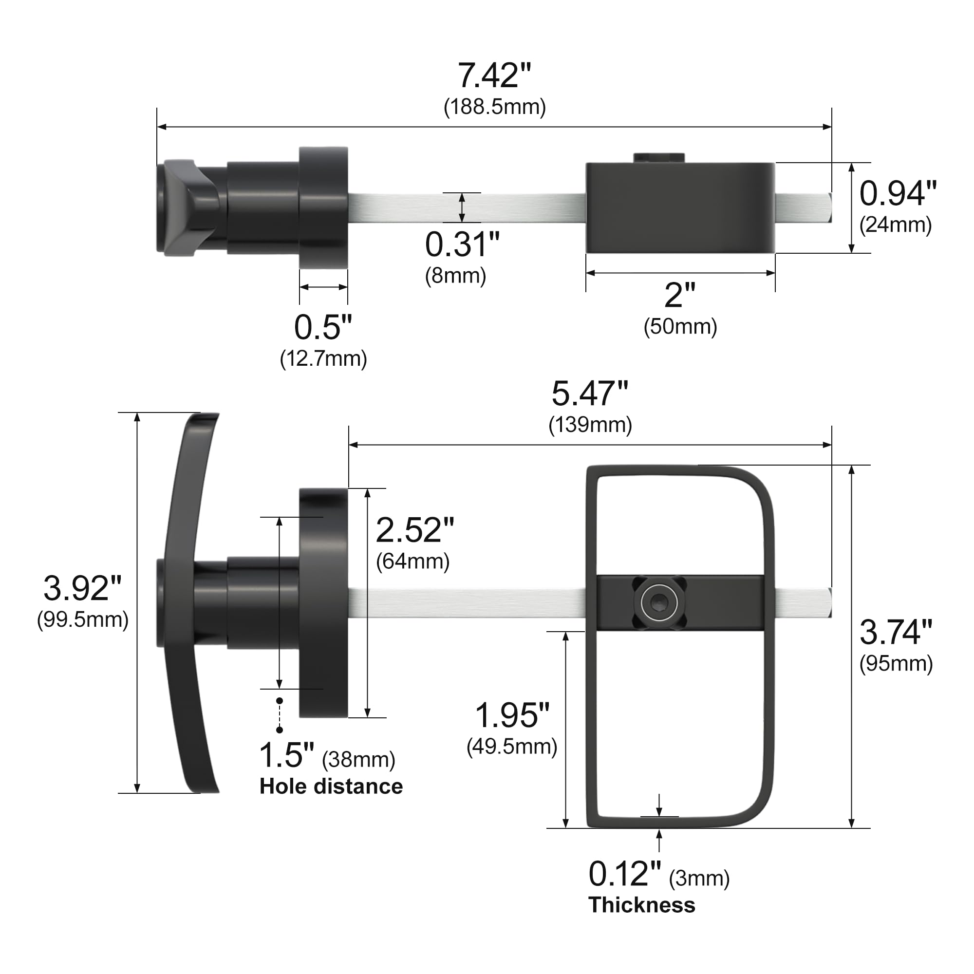Secure Your Shed with SKYSEN Lock Latch -4