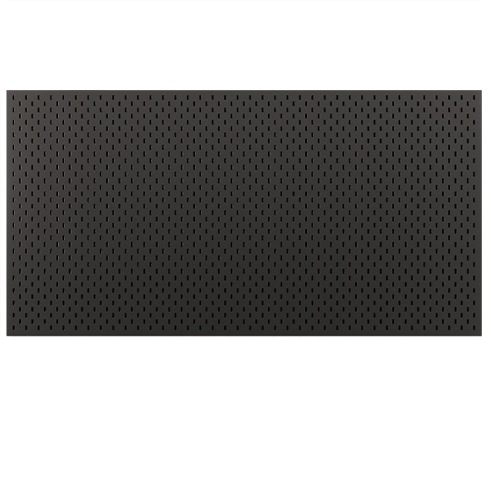 Heavy Du Panneaux perforés pour balcon avec 5 panneaux pour plantes - Panneau mural en acier pour outils et accessoires - Panneau noir de 150 x 80 cm pour cuisine et chambre