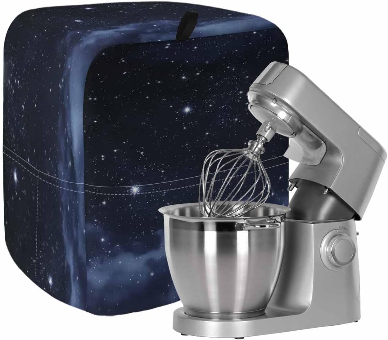 Ombre Blue Stand Mixer Cover with Storage Pocket, Waterproof Kitchen Mixer Covers, Modern Abstract Sky Landscape Kitchen Appliance Dust Cover Compatible with 4/4.5 Quart Mixers