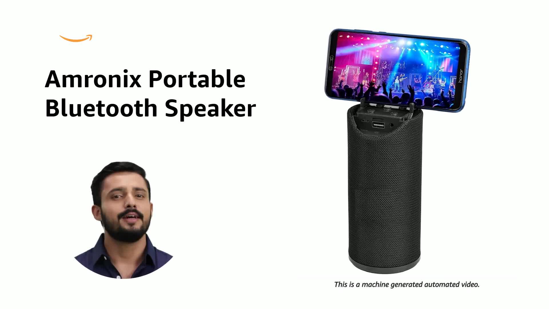 Amronix Sound 6W Bluetooth Speaker, Portable & Lightweight