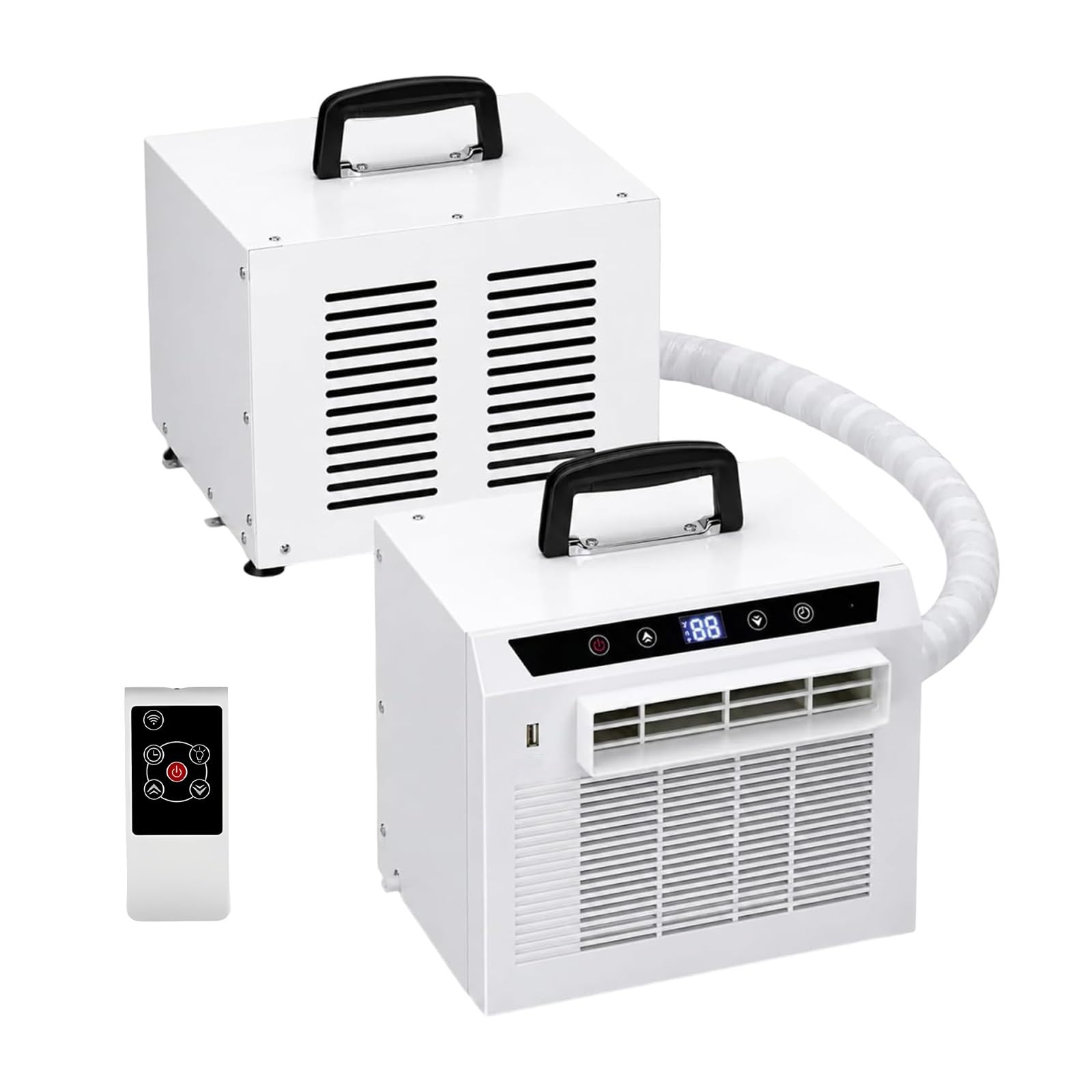 Mini Split Przenośny 3000 BTU, Klimatyzator Energooszczędny 360W | Oszczędność Energii Off-Grid 360W Zaprojektowany Do Łatwej Pracy Ze Stacjami Zasilania Podczas Kempingu I W Kamperze