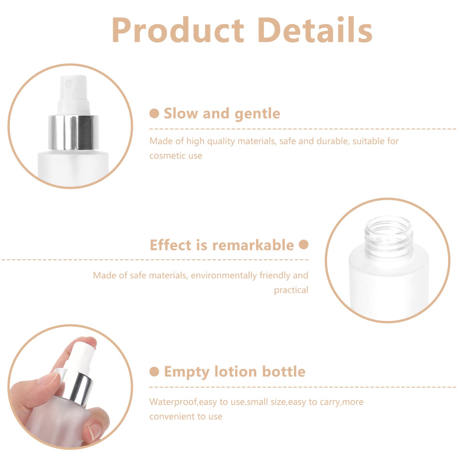 15 Pz Bomboletta Spray Spruzzatore Contenitori Distributore Di Lozioni Multiuso Flacone Spray Per Profumo Contenitore Spray Portatile Tonico Idratante Bianca
