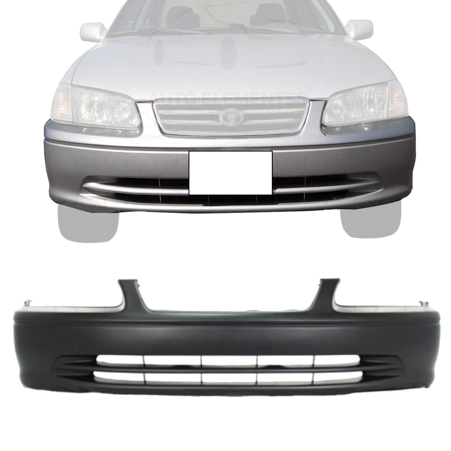 Amazon.com: Front Bumper Cover Primed Plastic For 2000-2001 Toyota