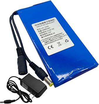 DC 12V 5000mAh 7000mAh 12000mAh Lithium Ion Battery Ultra Thin Portable Lithium Polymer Battery for All 12V Low Current Power Supply Equipment,12v5000mah