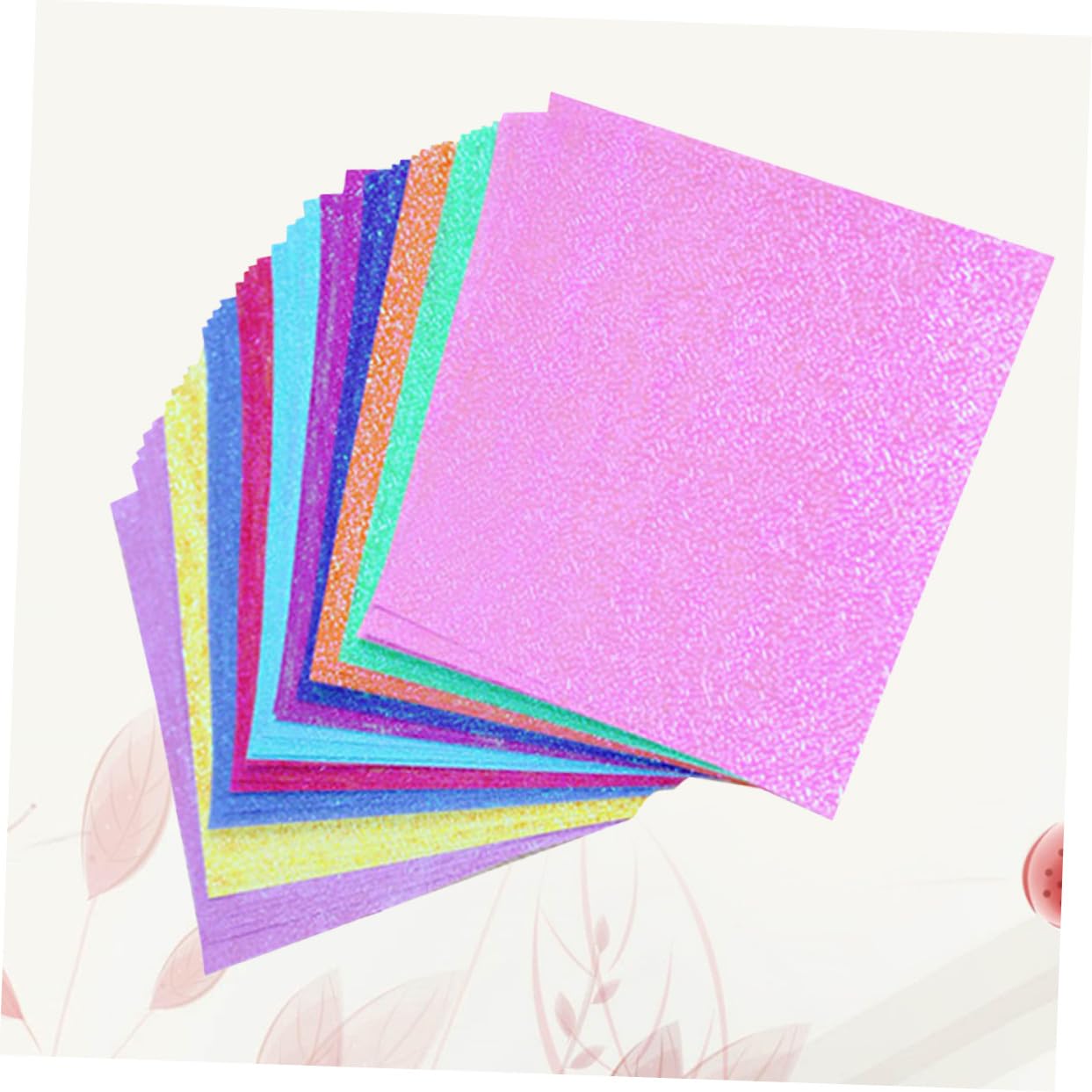 100stücke Buntes Origami Papier Glänzendes Faltpapier Perlglanzpapier Für Diy Bastelarbeiten Bastelpapier Handgeschöpftes Papier