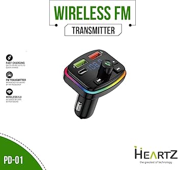 HEARTZ FM TRANSMİTTER MODULATOR ARAÇ FAST QUICK CHARGE HIZLI ŞARJ
