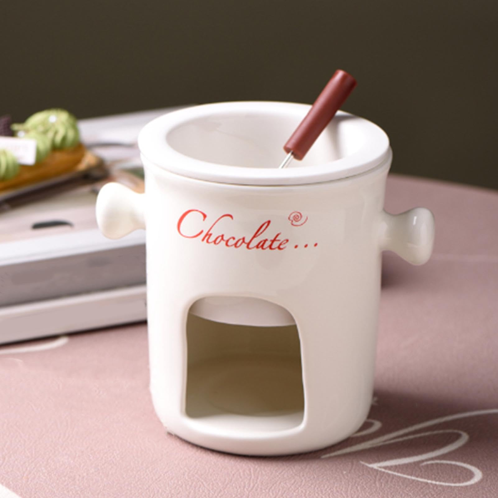 Pentola Sciogli Cioccolato Piccole Tazze Fondenti Compatte Per Fonduta Di | Caramelle Picnic, Tè Pomeridiano, Spiagge, Feste, Buffet, Natale, San , Compleanno