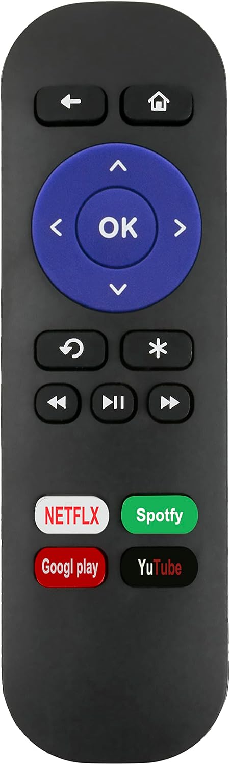 VINABTY Replaced Infrared Remote Control fit for ROKU 1 2 3 4 LT HD XD XS Express Premiere 3900RW 3910RW 4620RW 3700RW 3710RW 3710XB 3900XB 4620XB 3930X 3900X, NOT Support for TCL TV or Any Other TV