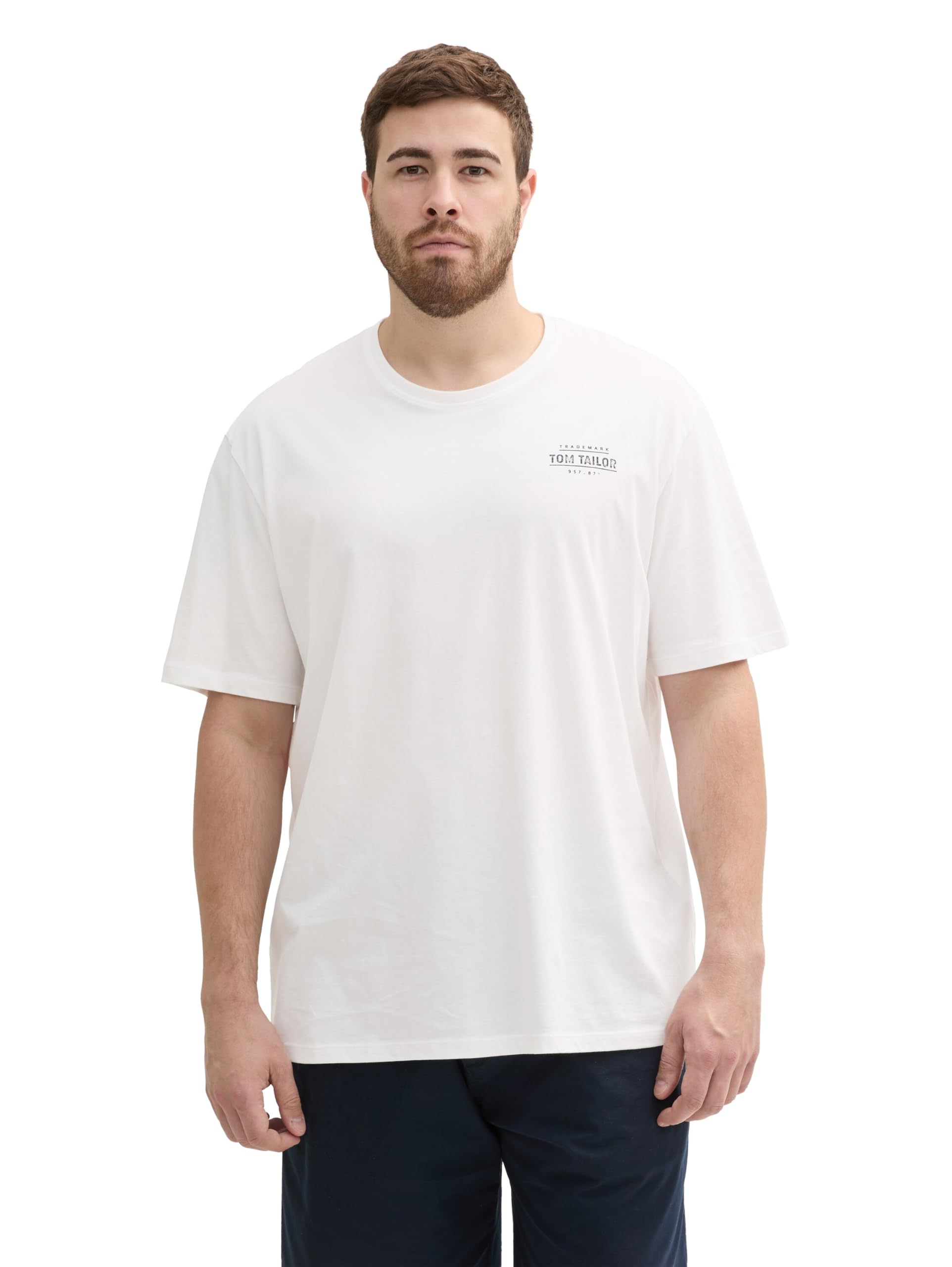 TOM TAILOR Men 1043637 TOM TAILOR Plus Size Men's T-Shirt