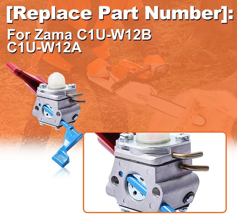 Miniatura 3 de Para Poulan FL1500 FL1500LE para soplador Featherlite Weed Eater Featherlite, kit de carburador, para Zama C1U-W12B, C1U-W12A