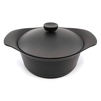 柳 宗理 南部鉄器 TEKKI 両手鍋 深型 22cm レシピ付き IH対応 Amazon｜柳宗理 Sori Yanagi シンプルなデザインと高い実用性を