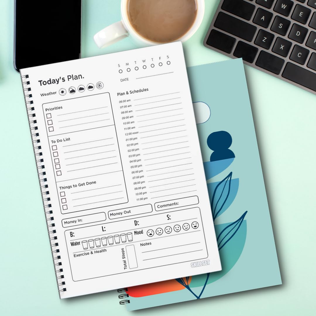 Planner Diary 2026 A5 Planner 144 Pages Goal Setting Habit Tracker-image-36