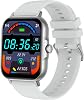 Qiopertar Smart Sports Health Watch Bluetooth Call Information Push Large Screen Health Sleep Monitoring Steps Calorie Con-Sum-pt-ion High-Definition IP67 Waterproof