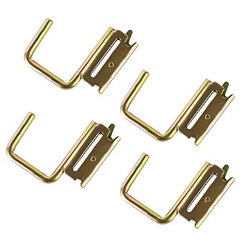 Pearabbit E Track Accessories J Hooks for Cargo Van Enclosed Trailer and Semi Trucks Tie Down Rail Kit System Hang Tools