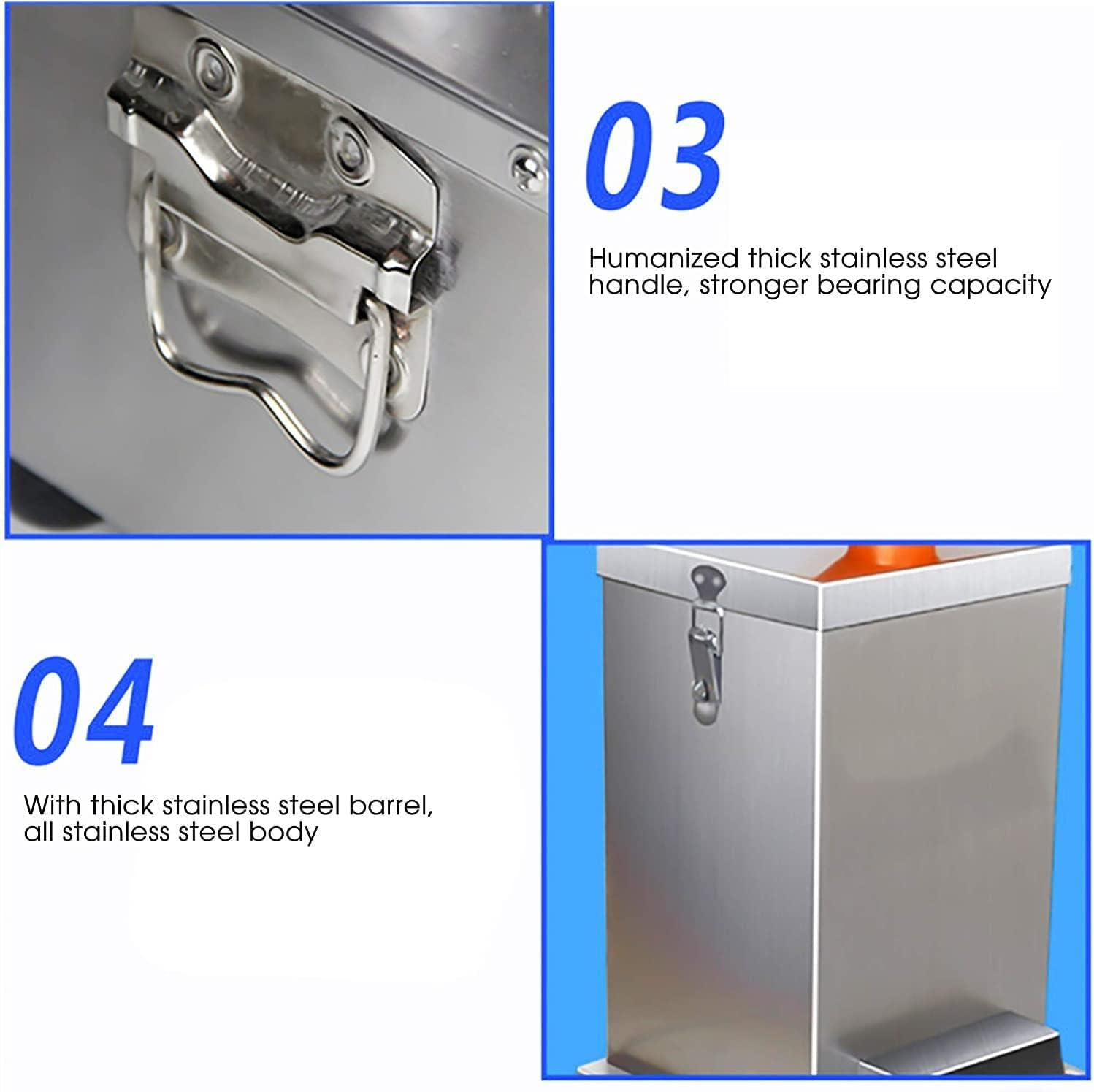 EAGLEG Electric Garlic Peeling Machine, Commercial Electric Garlic Peeler 110V/220V Garlic Peeling Tool Machine Stainless Steel for Restaurants Barbecue Shops Canteen Hotels,110V