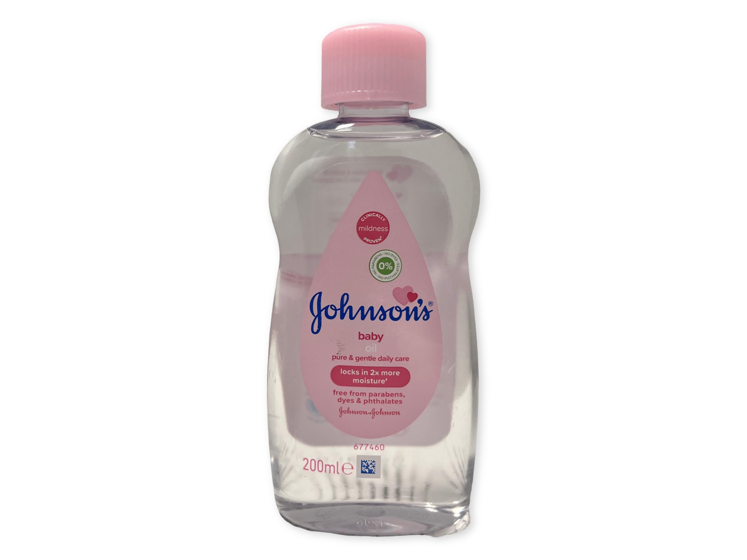 Johnson's Baby Oil 200 ml (confezione da 6)