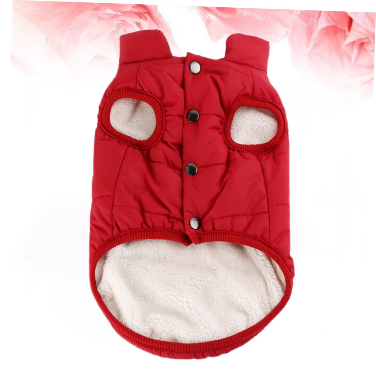 Toddmomy 3 Piezas Ropa para Perros pequeños para el Invierno Ropa de Abrigo Ropa de Cachorro Abrigo de Perro Abrigo Ropa de Perro Ropa para Perros Invierno algodón Acolchado Rojo
