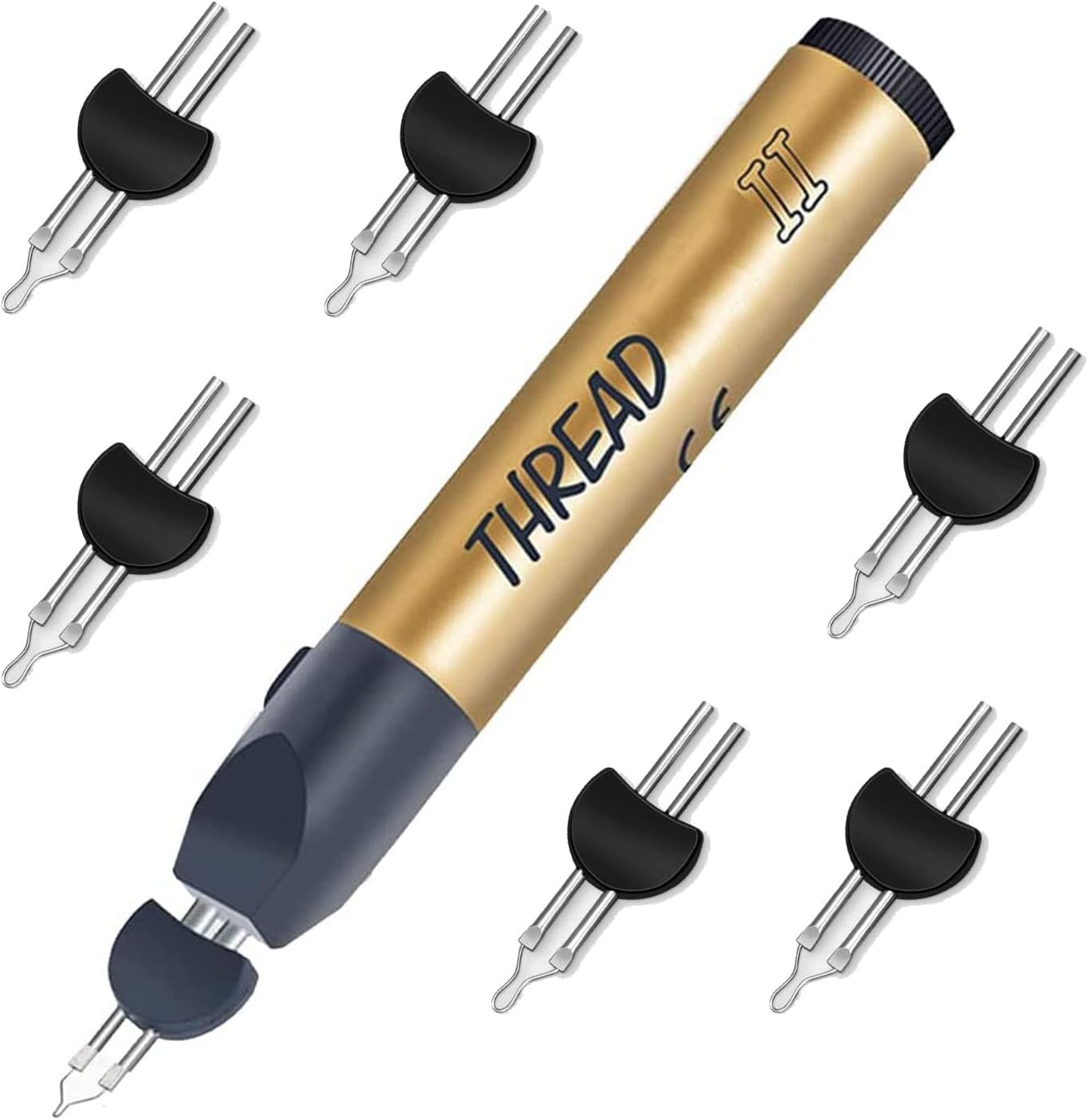 Chispee Thread Burner Thread Zapper with one Touch for Finishing Bead