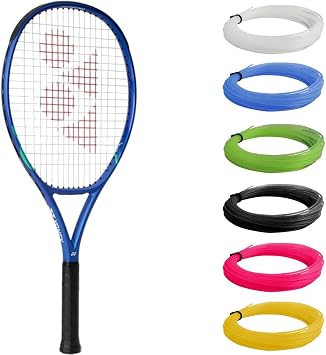 Yonex Ezone Junior 25 Inch Blast Blue Tennis Racquet 8th Gen Custom Stringing in Your Choice of Color