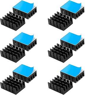 12PCS Aluminum HeatSinks 19 * 14 * 7mm Heat Sink Cooler for Mos Cooling IC GPU Cooler Electronic Parts DIY