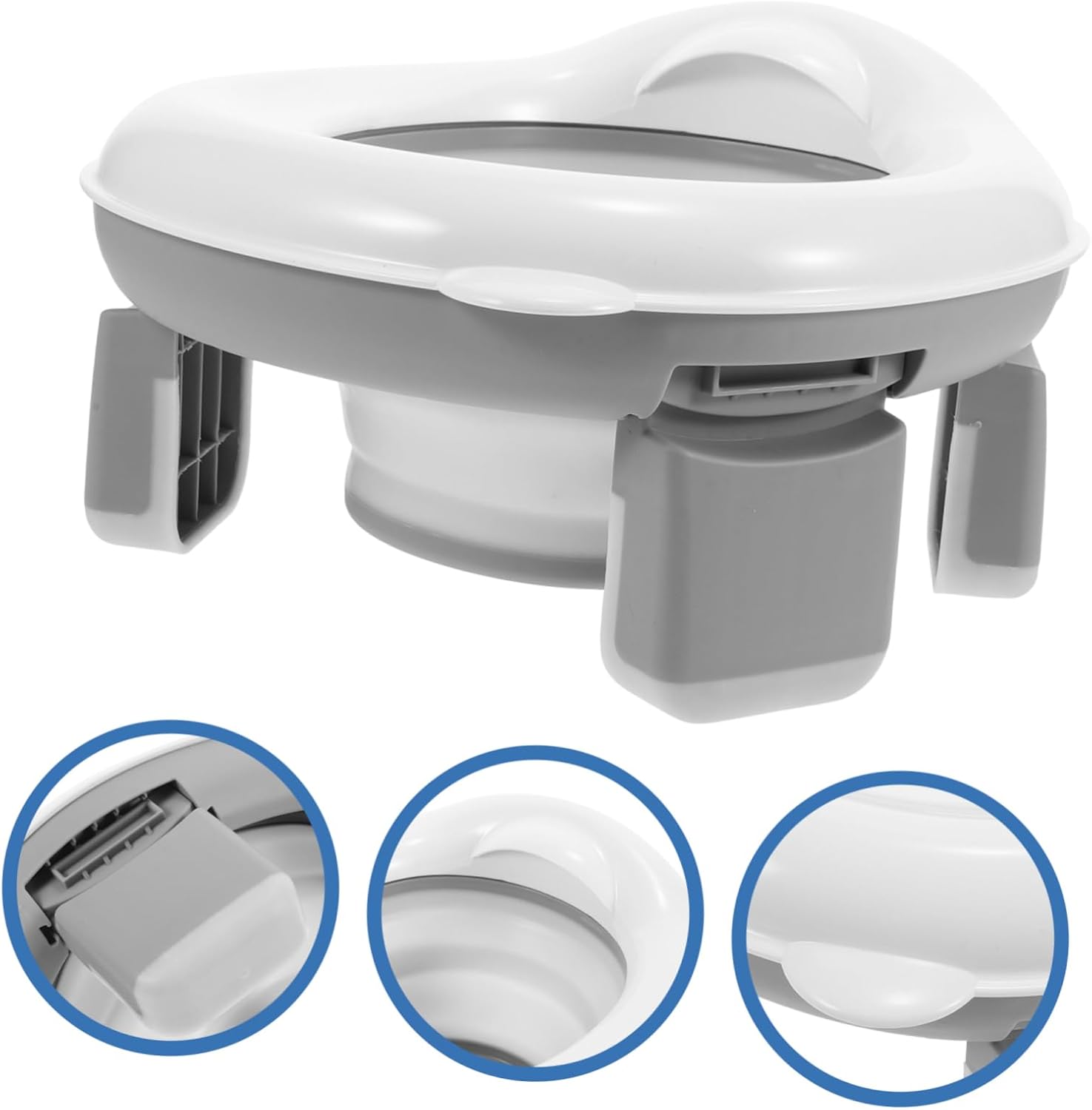 Portable Potty Training Seat for Travel Toilet Seat with Comfortable Design for Home and Outdoor Use Made with Durable and Tpe Materials