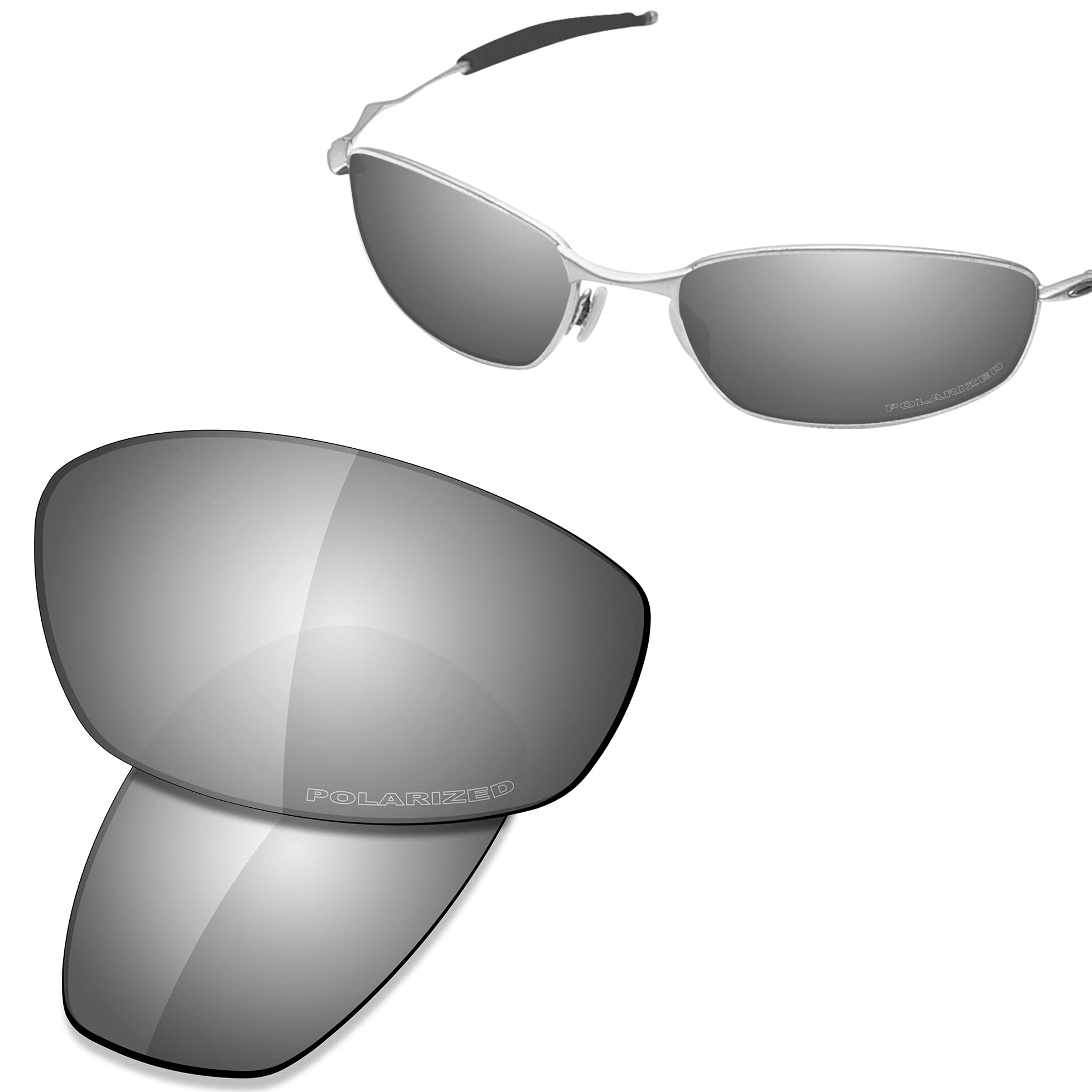 SAUCER Lentes de repuesto prémium y kits de goma para gafas de sol Oakley Whisker OO4141