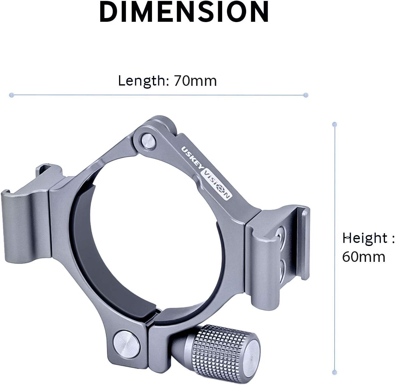 2-Coldshoe Extension Adaptor Ring Exclusively Compatible with Hohem iSteady Mobile Plus, Pro3/2, Multi Gimbal Accessory Dual Cold Shoe Mount for Microphone and Video Light (UVRA-iM) : Electronics