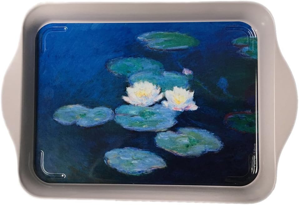 Tray Mini Empty Pocket 14x21cm Painting Claude Monet nympheas