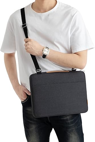 Miniatura 6 de DOMISO Funda para laptop de 15.6 pulgadas, impermeable, a prueba de golpes, funda protectora para 15.6 pulgadas HP 15ThinkPad E575Lenovo IdeaPad