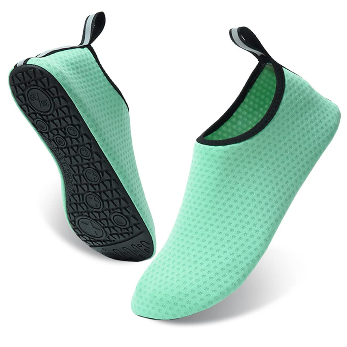 AUXDIQ Zapatos de Agua Hombre Mujer Escarpines Deportes Acuáticos Zapatos de Playa Calzado Surf Escarpines de Baño