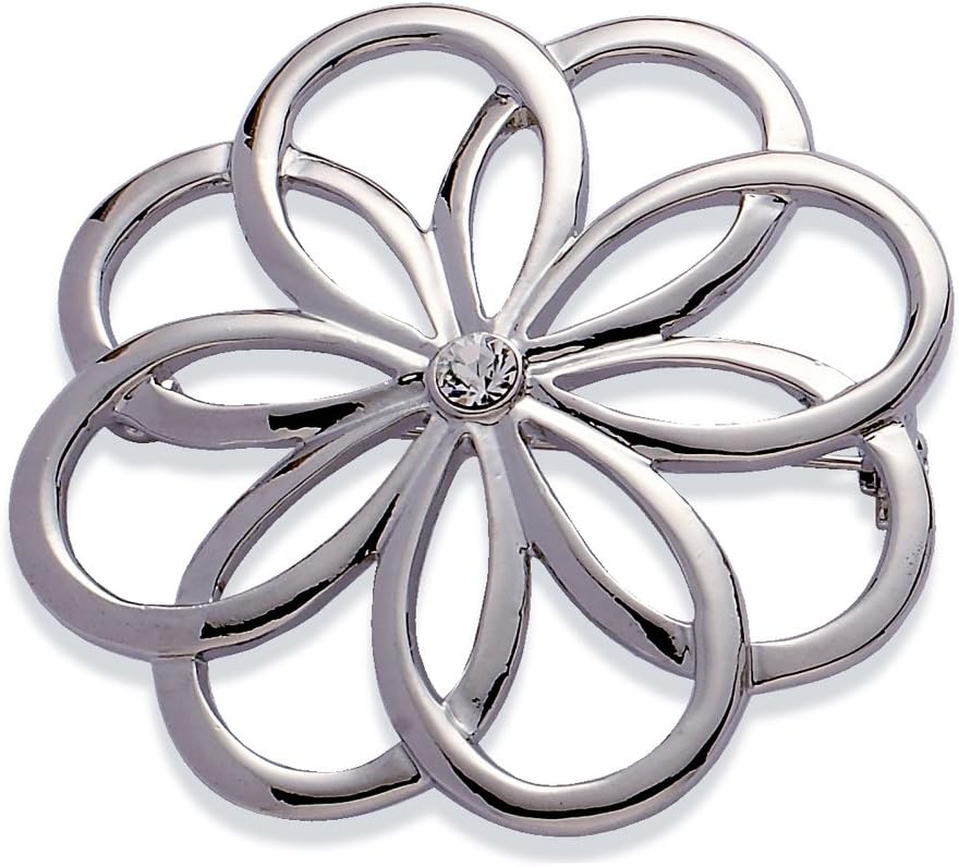 Jodie Rose Heart Loop Base Metal Brooch