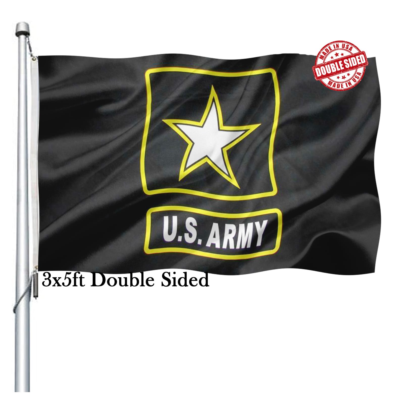 Bandera Militar Estadounidense Ondeando La Histórica Bandera De