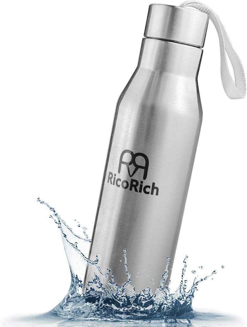 Amazon Ricorich 真空断熱水筒 ひも付き スポーツボトル ダブルステンレスボトル 450ml Rrwb36 Sl 水筒 マグボトル オンライン通販