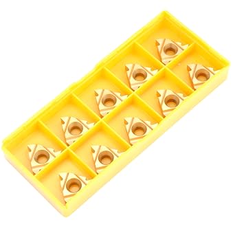 10PCS 16IR AG60 Inserts Lathe Indexable Threading Carbide Internal Thread Insert Blade for Threading Turning Holder