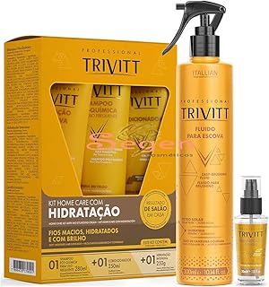 Kit Home Care com 05 produtos Trivitt - Hidratação