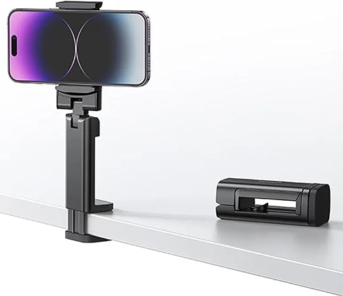 Soporte para teléfono de avión manos libres, rotación de 360, soporte de teléfono de viaje para mesas de bandeja de vuelo y respaldos de asiento de