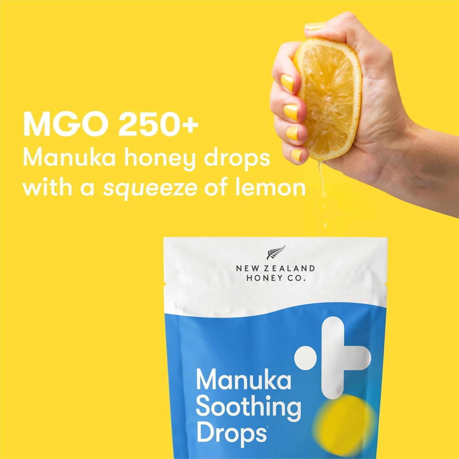 NEW ZEALAND HONEY CO. Manuka Honey Drops with Lemon MGO 250+ (16 Pack) — Amazon image 3