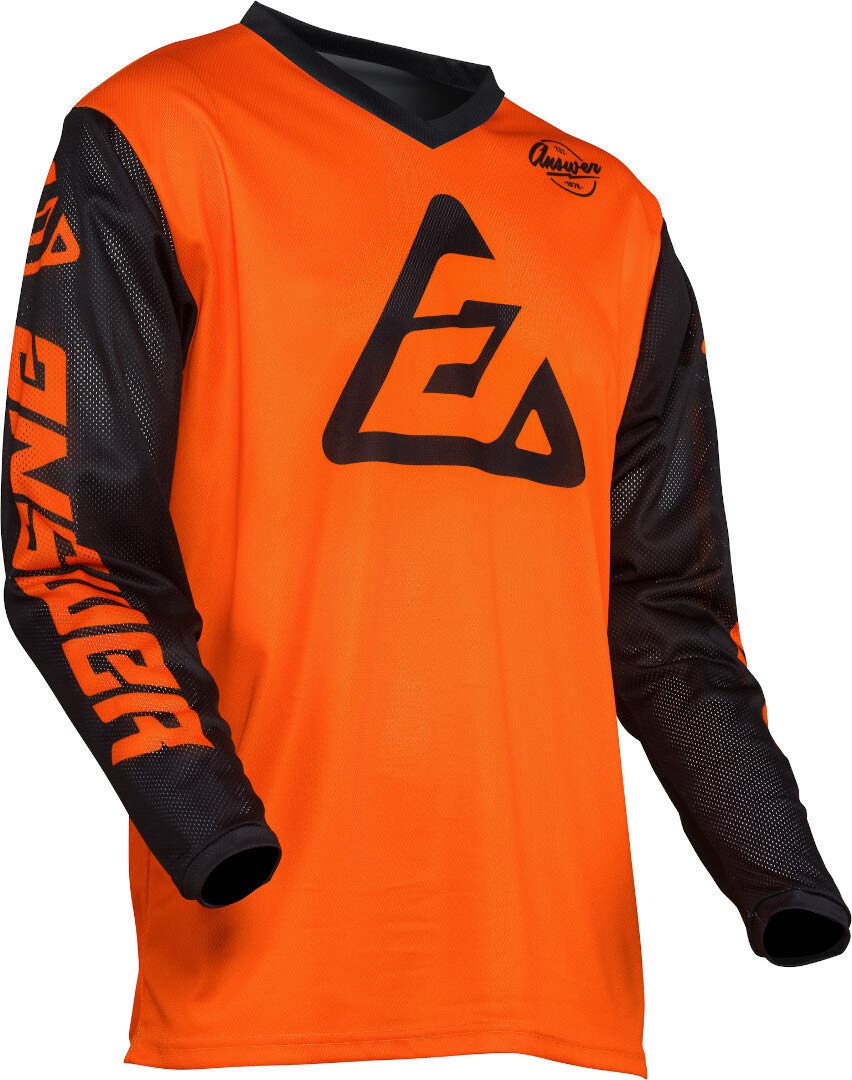 Answer Racing Arkon Bold Men's Off-Road Motorcycle Jersey - Orange/Black/Small